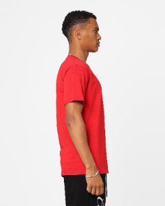 Carre Side Script T-Shirt Red sold by Culture Kings