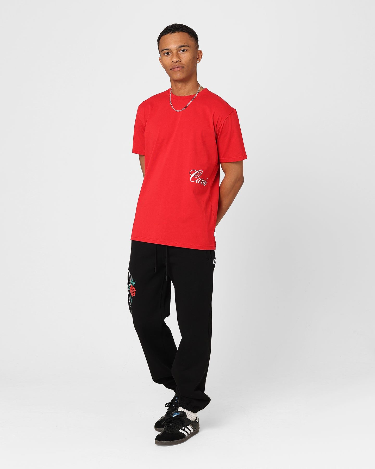 Carre Side Script T-Shirt Red sold by Culture Kings product image thumbnail 2