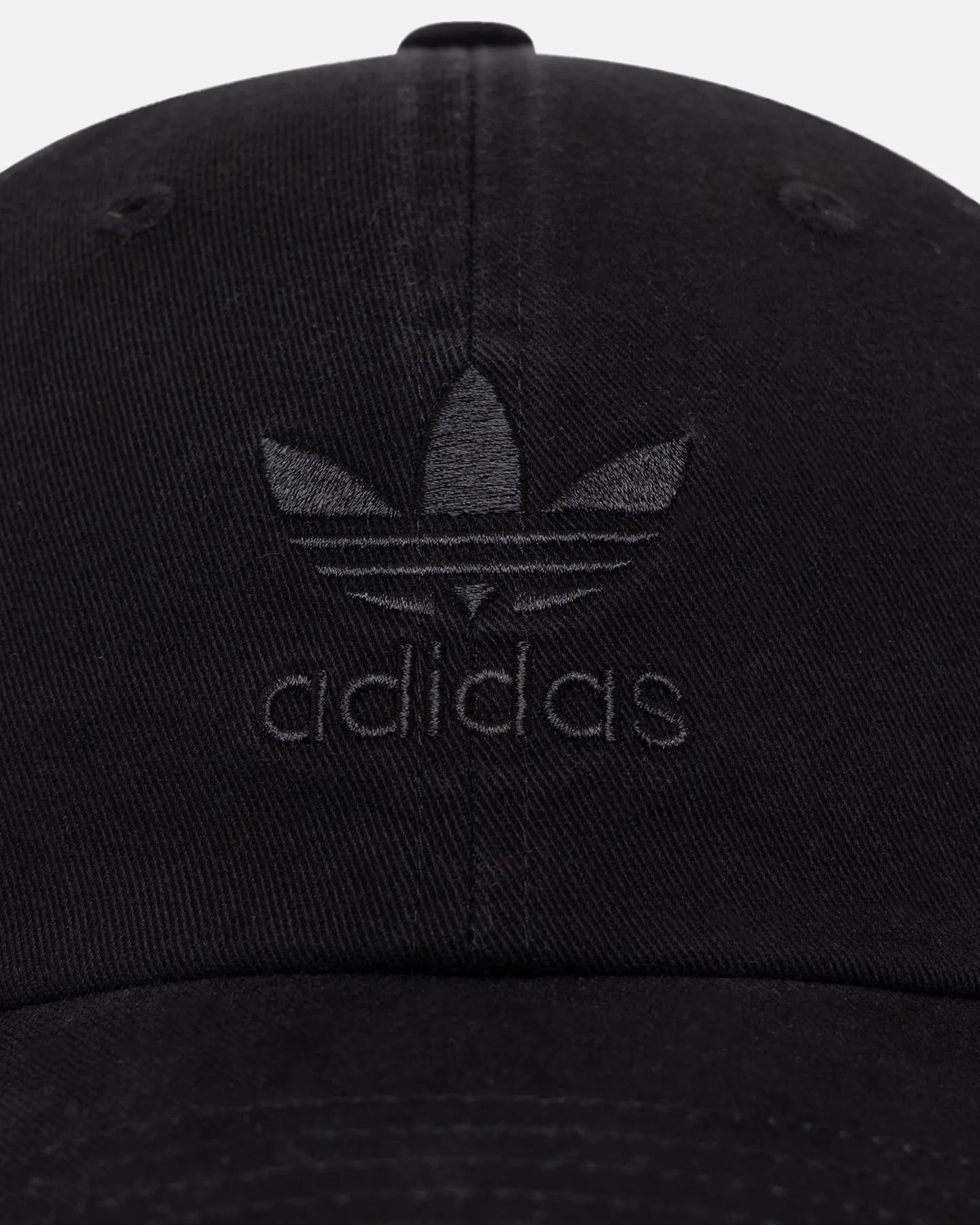 Adidas Adicolour Classics Trefoil Stonewashed Baseball Cap Black/White sold by Culture Kings product image thumbnail 5
