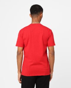 Carre Side Script T-Shirt Red sold by Culture Kings