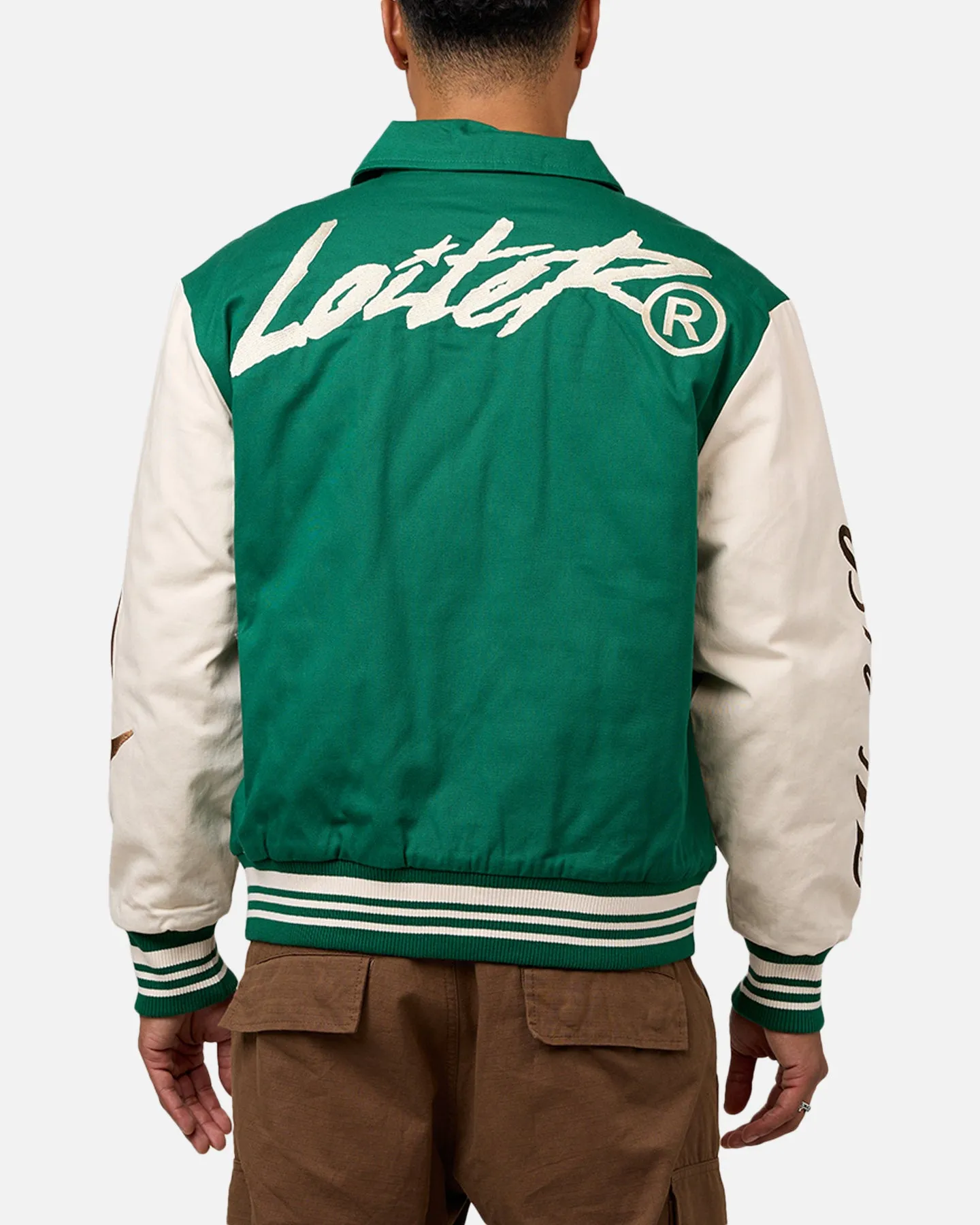 Loiter World Series Varsity Jacket Green sold by Culture Kings product image thumbnail 2