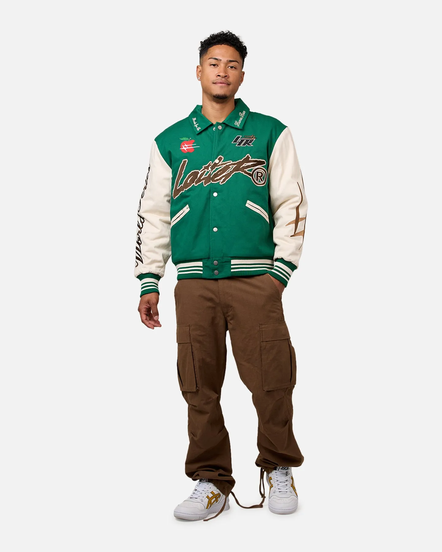 Loiter World Series Varsity Jacket Green sold by Culture Kings product image thumbnail 3