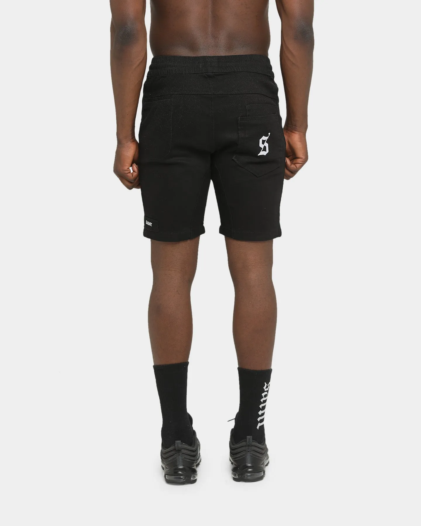 Saint Morta Patchwork Shorts Black sold by Culture Kings product image thumbnail 3