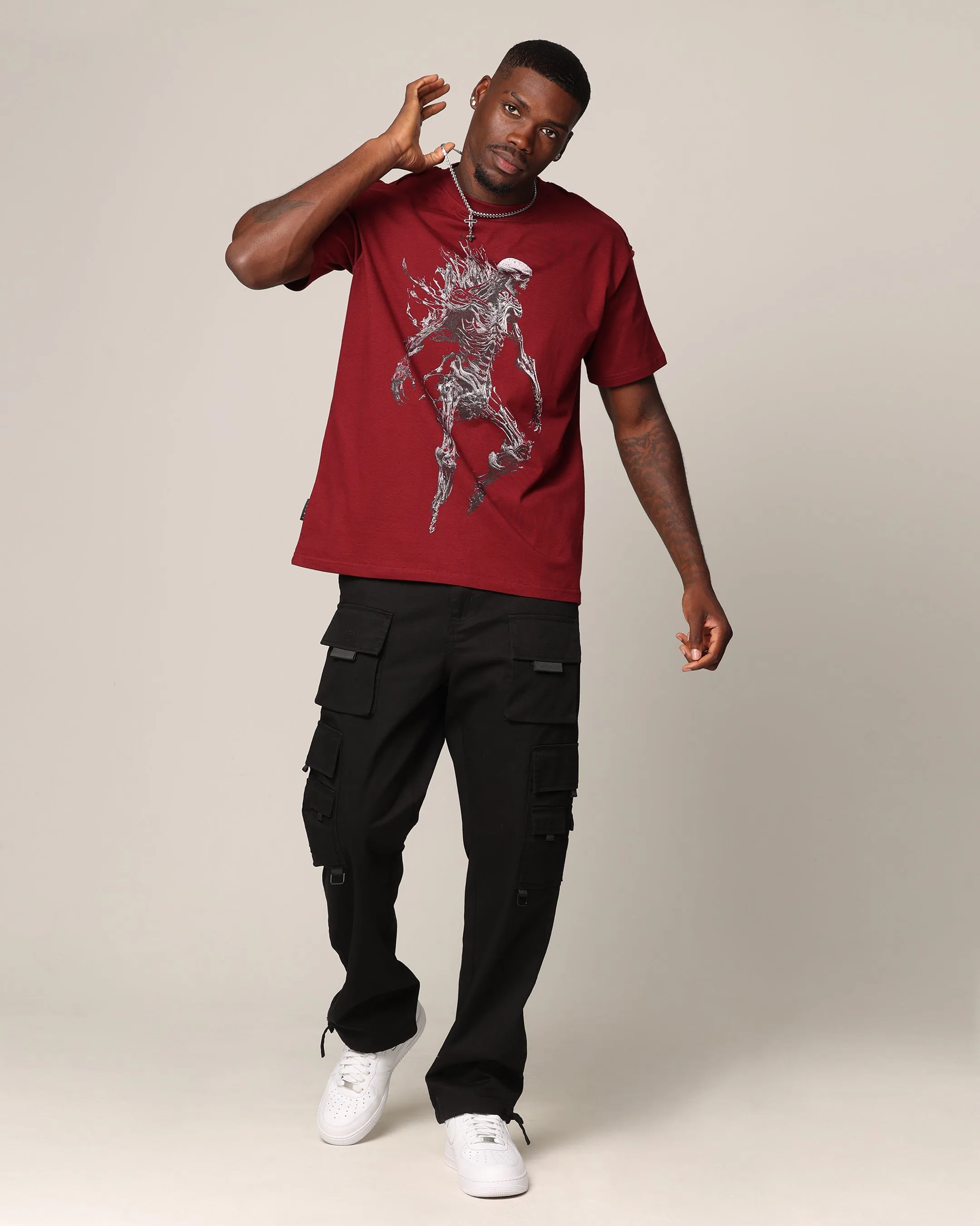 Saint Morta Wraith Cargo Pants Black sold by Culture Kings product image thumbnail 2