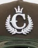 New Era X Culture Kings 9FORTY A-Frame Snapback Camo/Black sold by Culture Kings