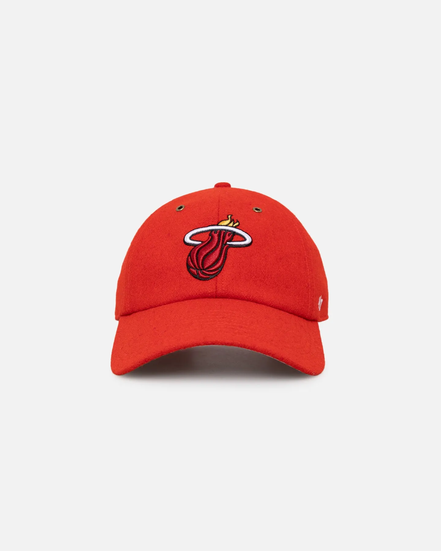 47 Brand Miami Heat Wooly Clean Up Strapback Red sold by Culture Kings