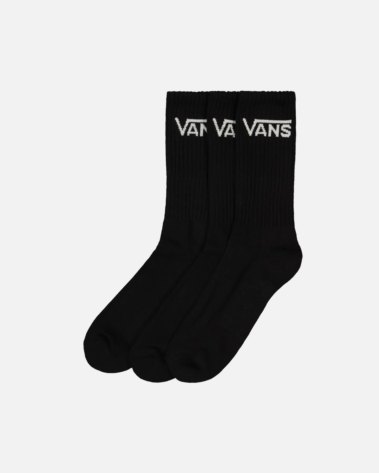 Vans Classic Crewcut Socks 6.5-9 3 Pack Black sold by Culture Kings