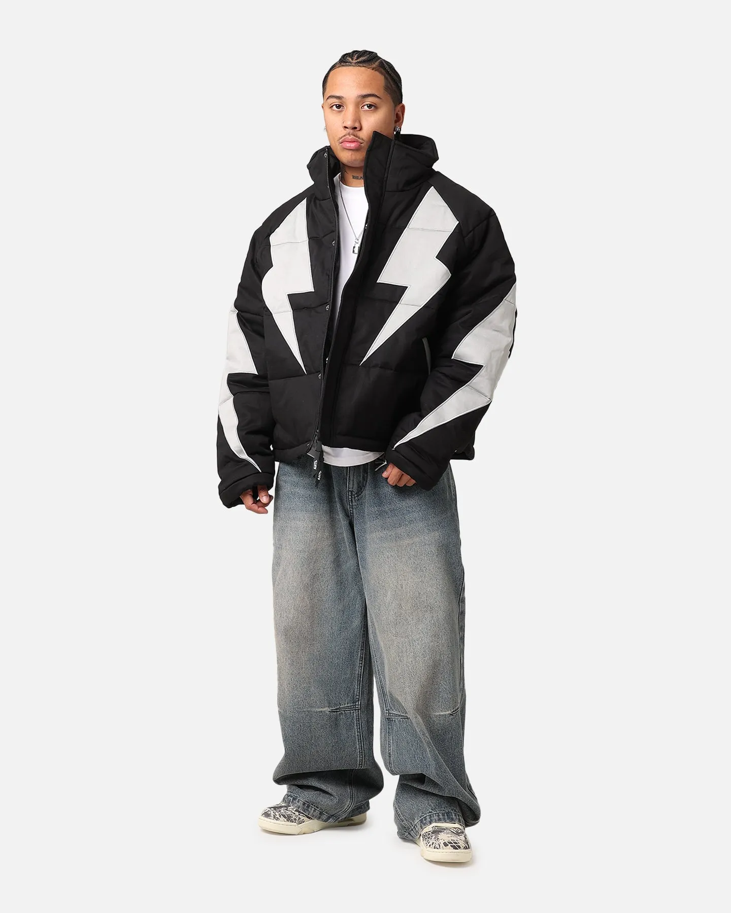 The Anti Order Life Is War Puffer Jacket Black/Grey sold by Culture Kings product image thumbnail 2
