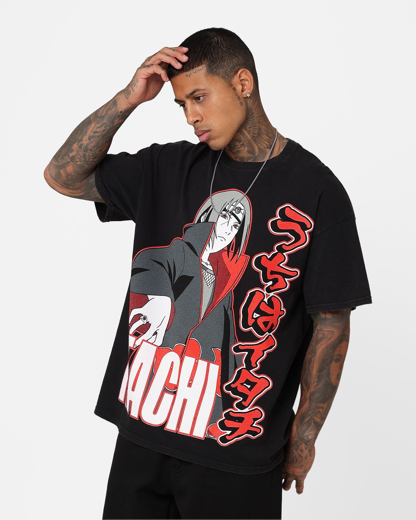 Goat Crew X Naruto Itachi Vintage T-Shirt Black Wash sold by Culture Kings product image thumbnail 5