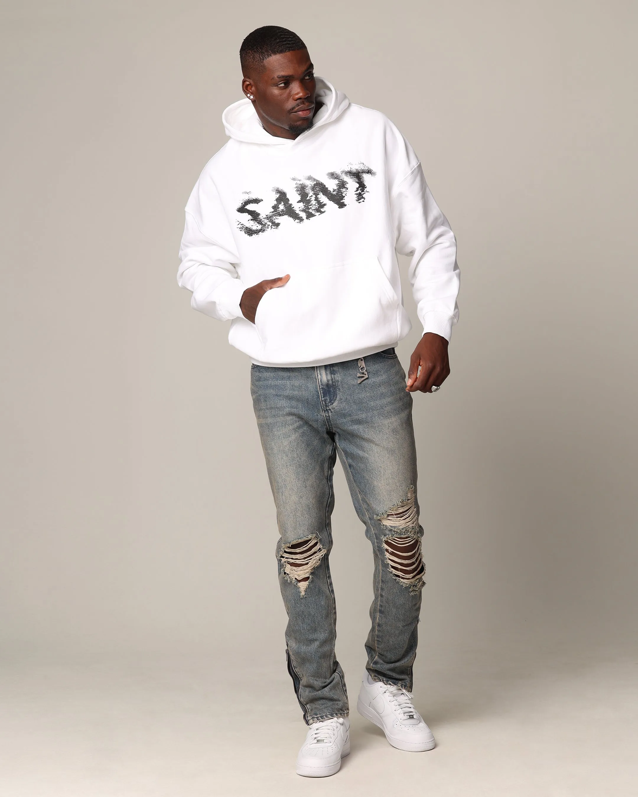 Saint Morta System Overload Hoodie White sold by Culture Kings product image thumbnail 2