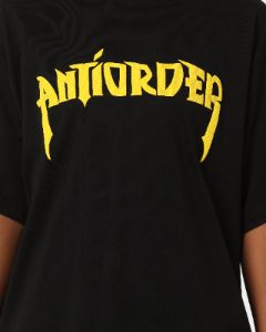 The Anti Order Shibuya Markets Oversized T-Shirt Black/Yellow sold by Culture Kings
