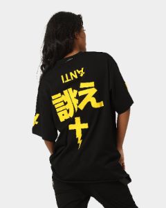 The Anti Order Shibuya Markets Oversized T-Shirt Black/Yellow sold by Culture Kings