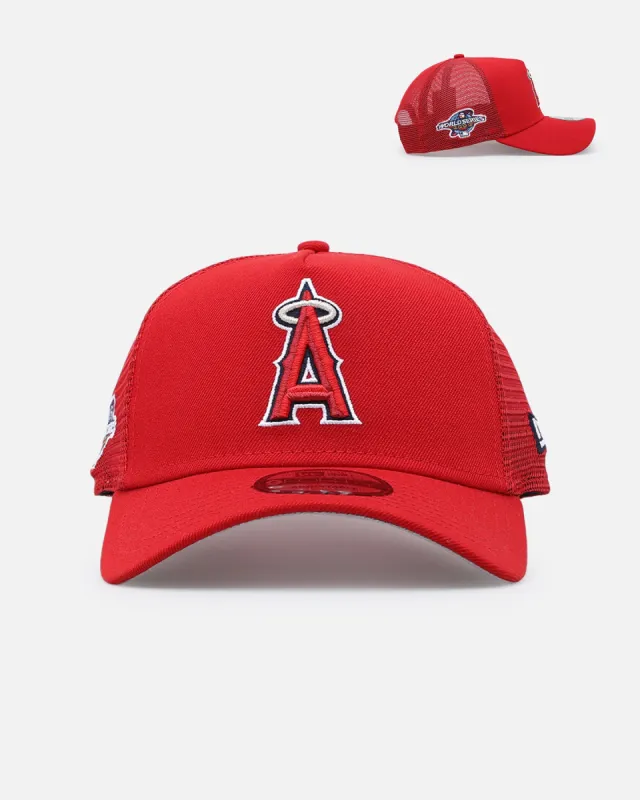 New Era Los Angeles Angels 9FORTY A-Frame Trucker Snapback OTC sold by Culture Kings