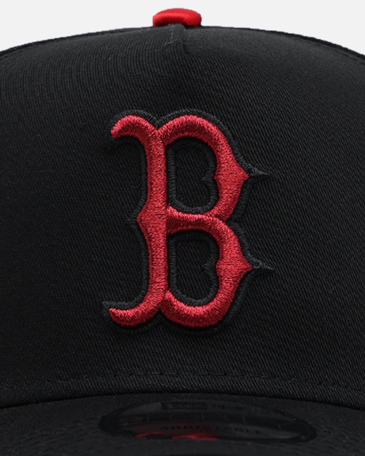New Era Boston Red Sox 'Satin Scarlet' 9FORTY A-Frame Snapback Black/Scarlet sold by Culture Kings product image thumbnail 5