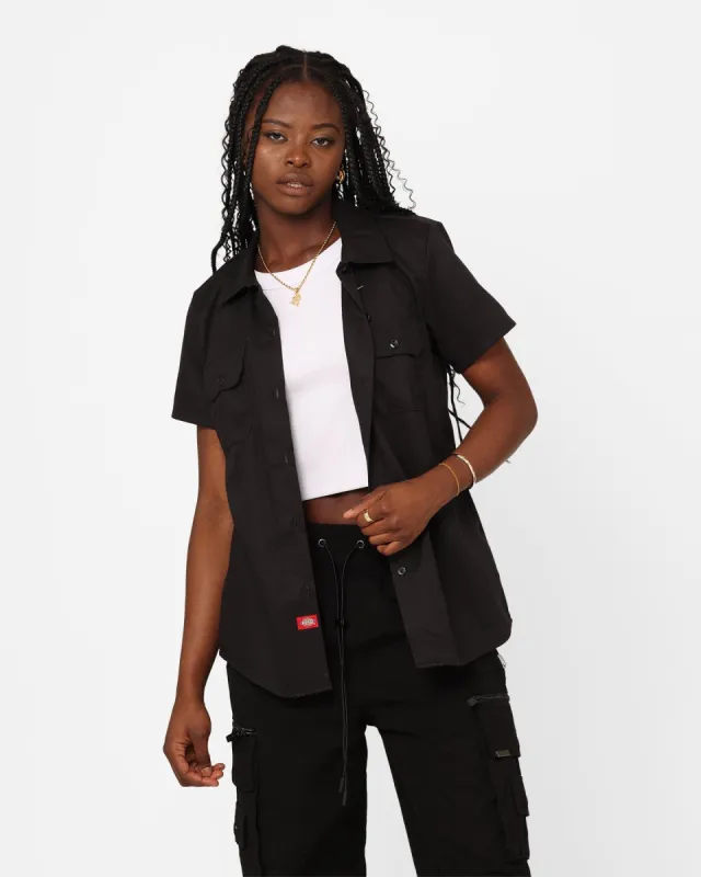Dickies Women's 574 Short Sleeve Work Shirt Black sold by Culture Kings