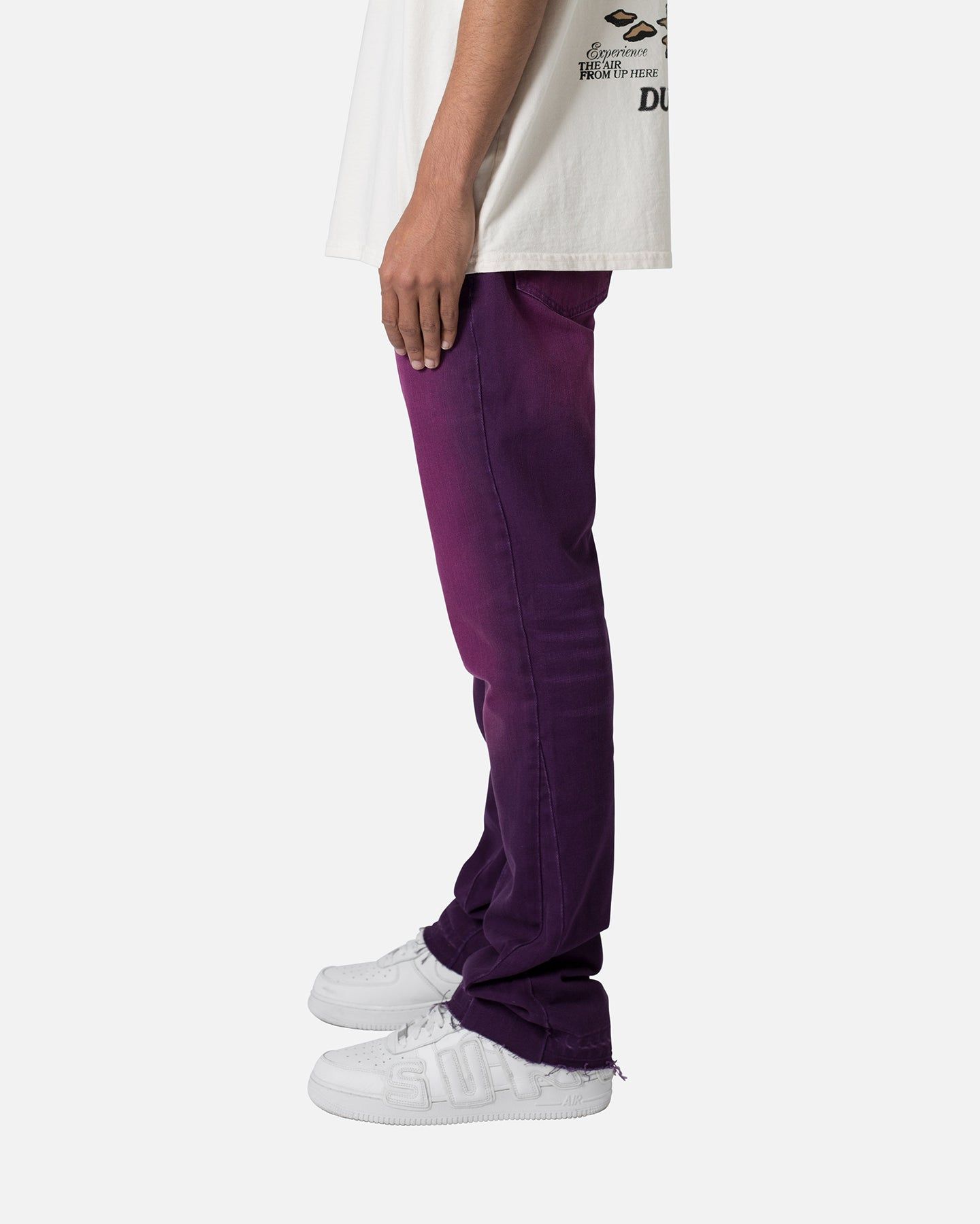 MNML B512 Flare Denim Jeans Purple sold by Culture Kings product image thumbnail 3