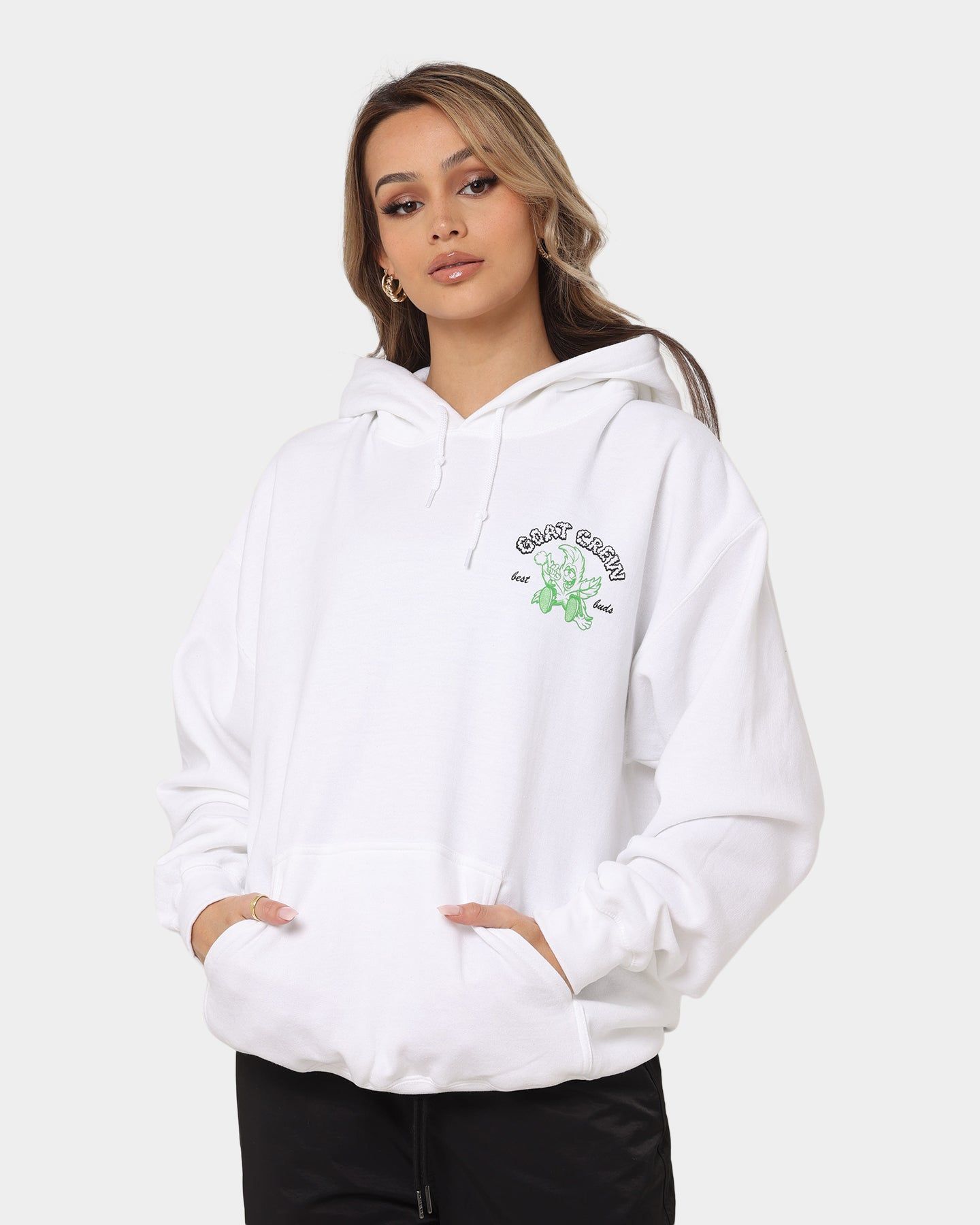 Goat Crew Best Buds Hoodie White sold by Culture Kings product image thumbnail 2