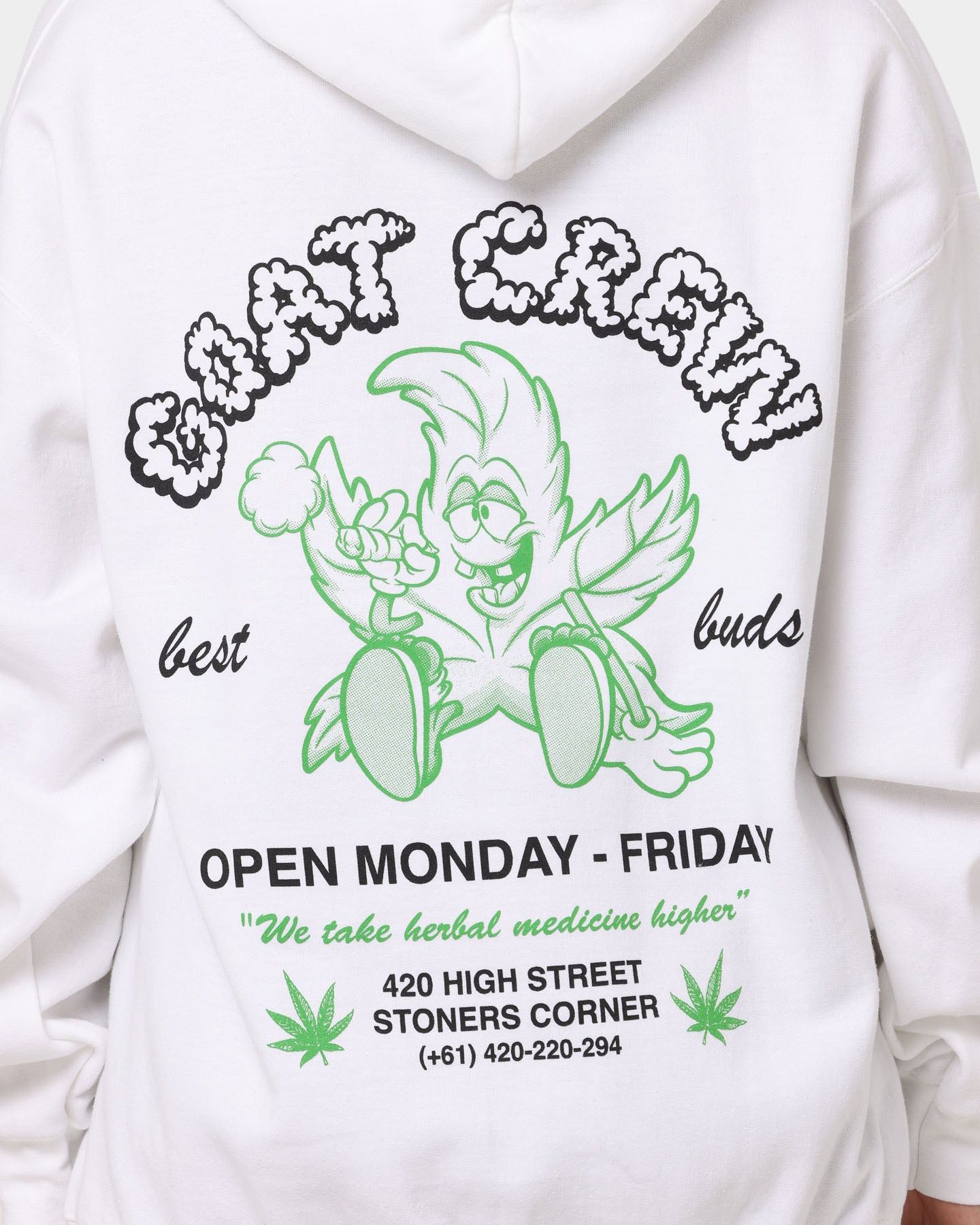 Goat Crew Best Buds Hoodie White sold by Culture Kings product image thumbnail 5