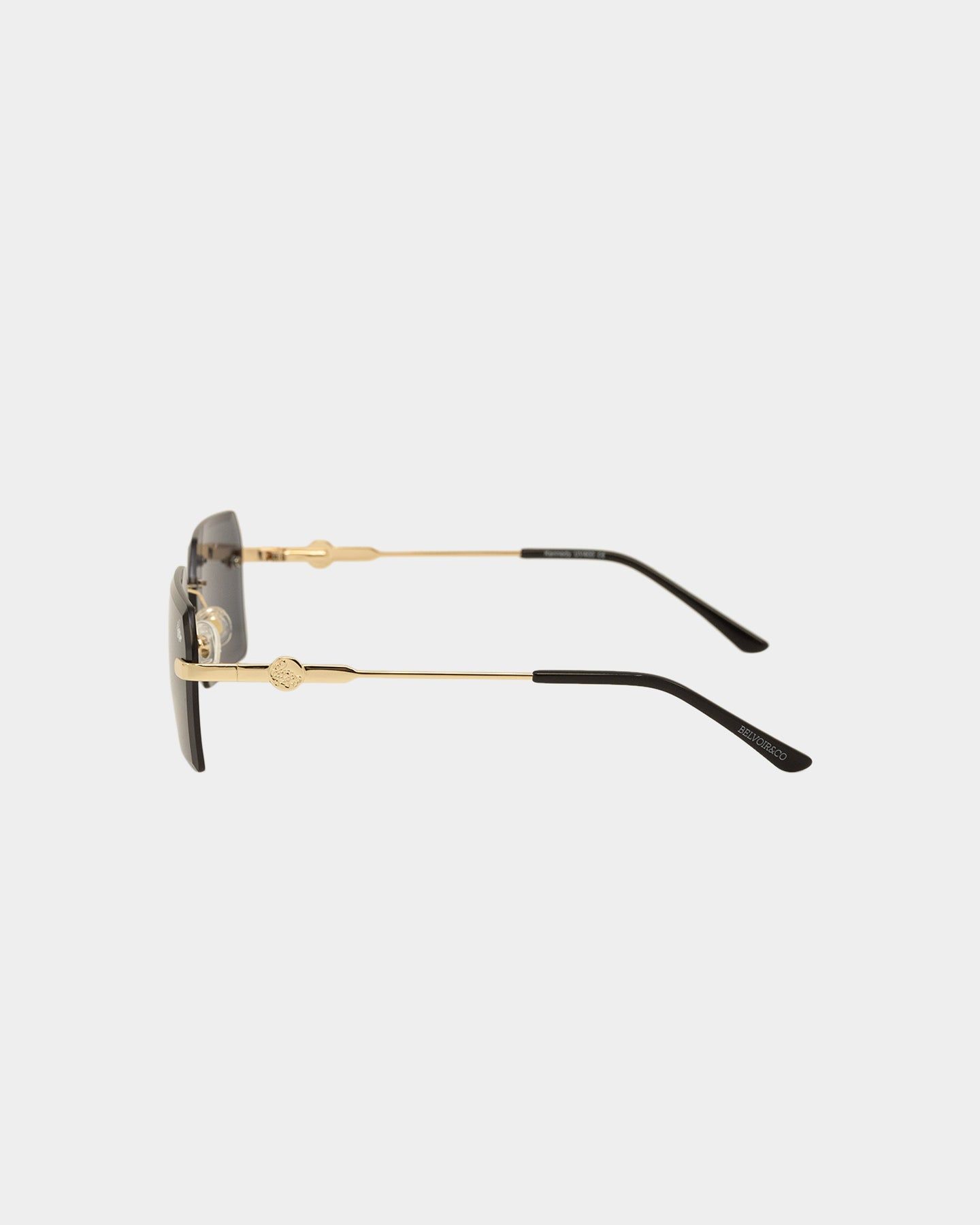 Belvoir & Co Kennedy Sunglasses Black/Gold sold by Culture Kings product image thumbnail 3