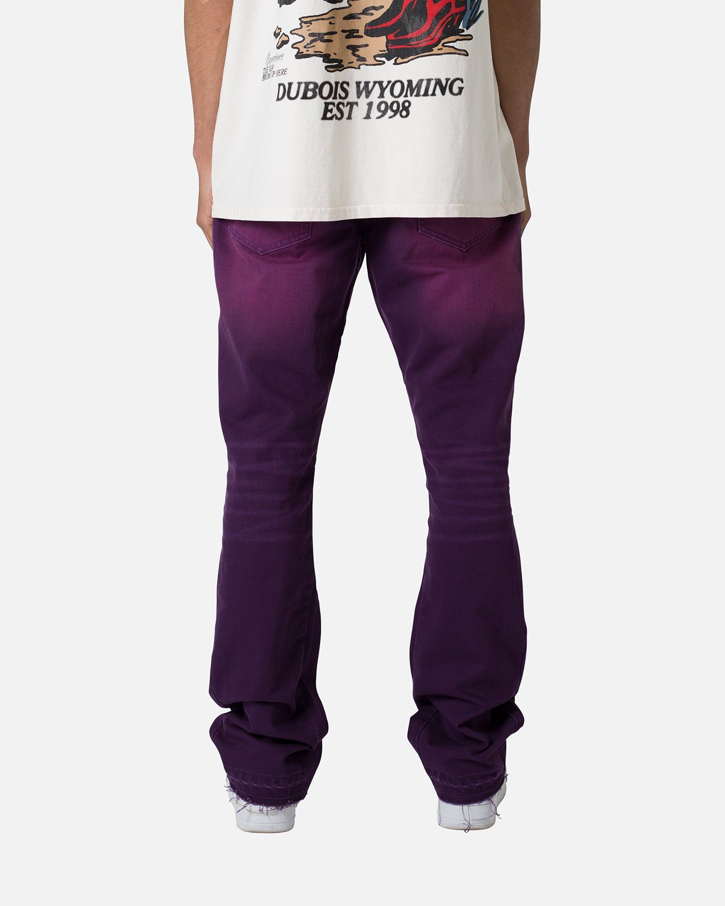 MNML B512 Flare Denim Jeans Purple sold by Culture Kings product image thumbnail 4