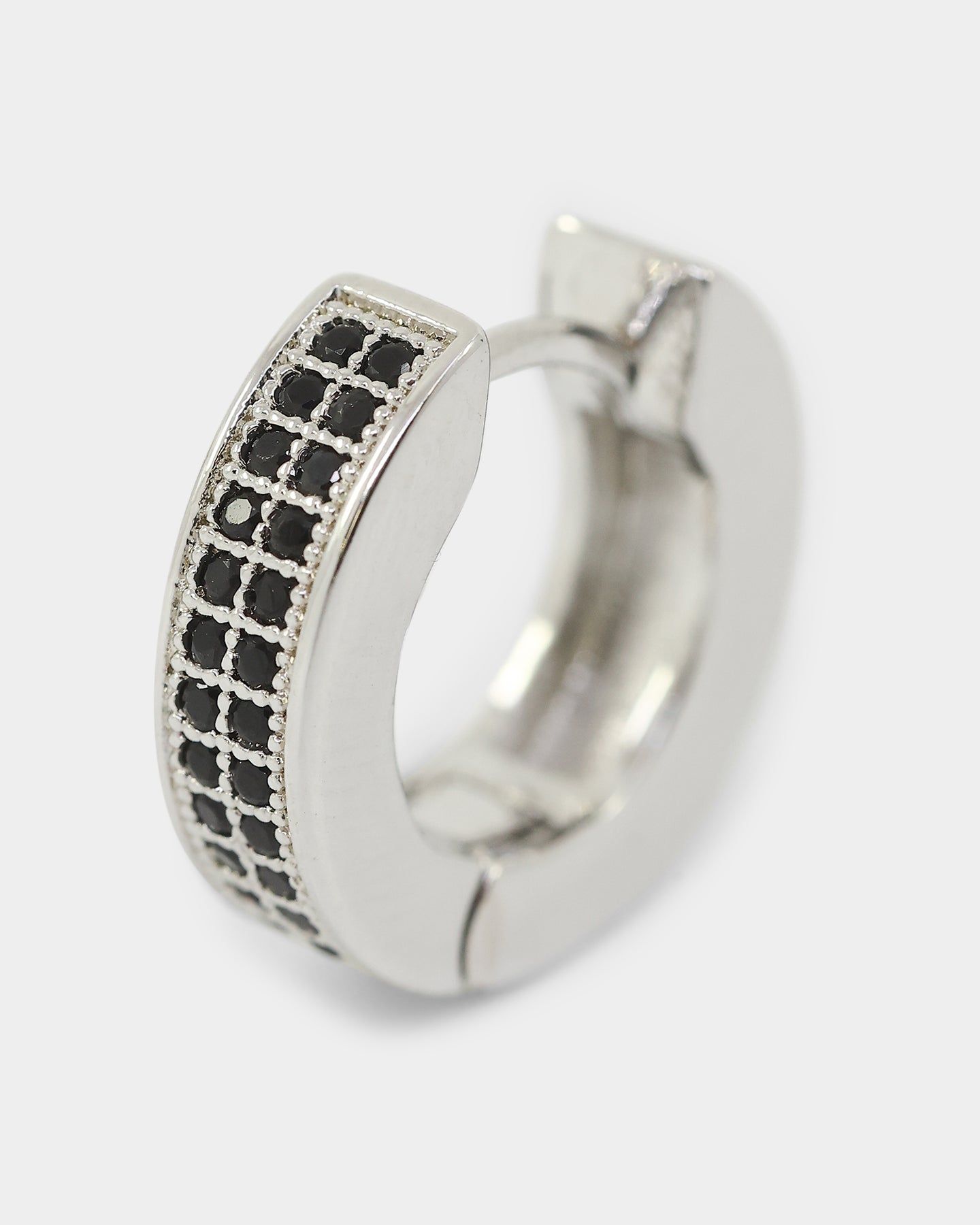 NXS Chilli Hoop Earring Iced Black sold by Culture Kings product image thumbnail 3