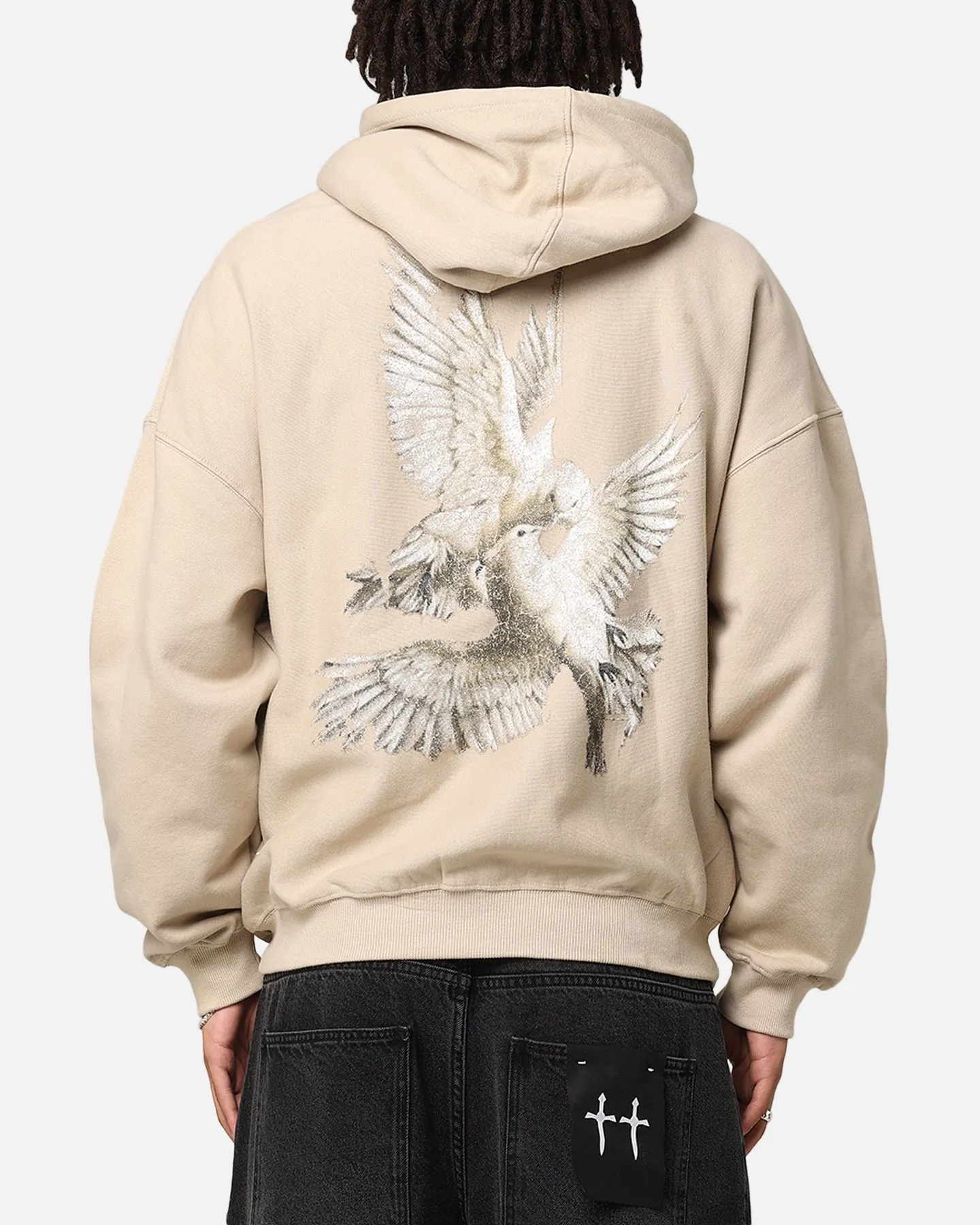 Saint Morta Doves Vintage Hoodie Stone sold by Culture Kings