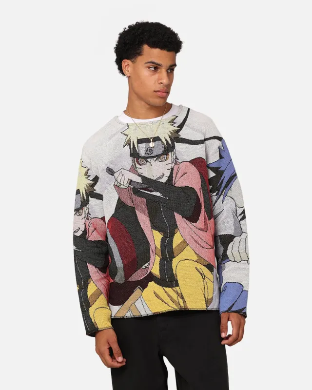 Goat Crew X Naruto Itachi Knit Sweater Black/Red | Parallel