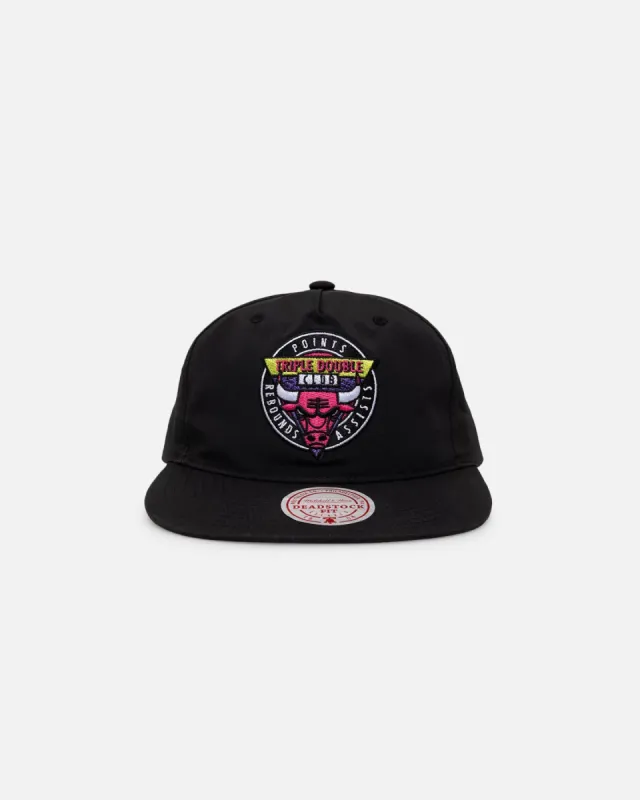 Mitchell & Ness Chicago Bulls Triple Double Origin Snapback Black sold by Culture Kings