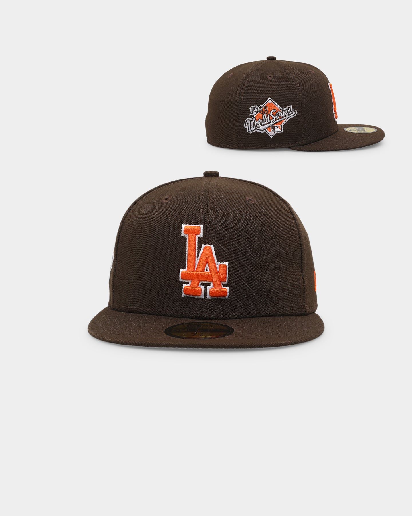 New Era Los Angeles Dodgers 'Walnut Orange' 59FIFTY Fitted Brown/Orange sold by Culture Kings