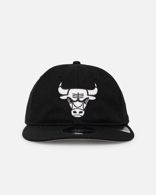 New Era Chicago Bulls 'Retro Crown Classic' 9FIFTY Retro Crown Strapback Black sold by Culture Kings