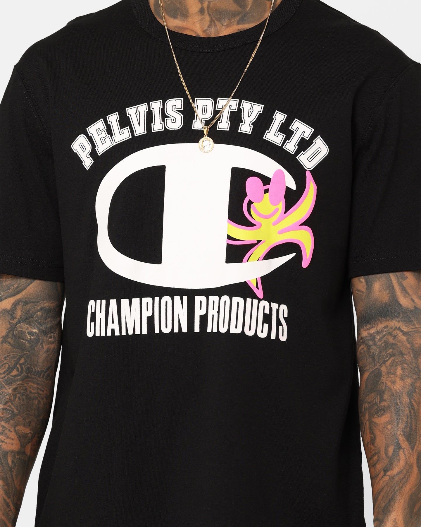 Champion X Pelvis Graphic T-Shirt Black sold by Culture Kings product image thumbnail 3