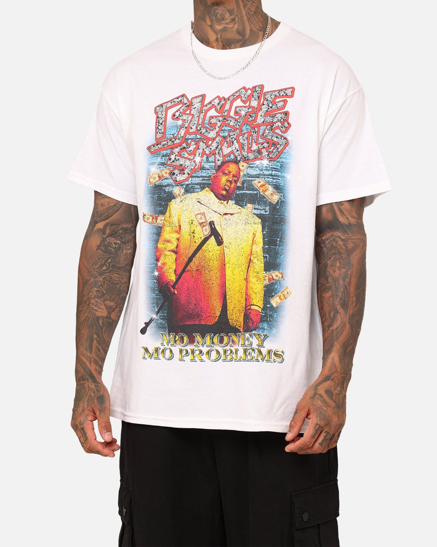 Notorious B.I.G Mo Money Bills T-Shirt White sold by Culture Kings product image thumbnail 3