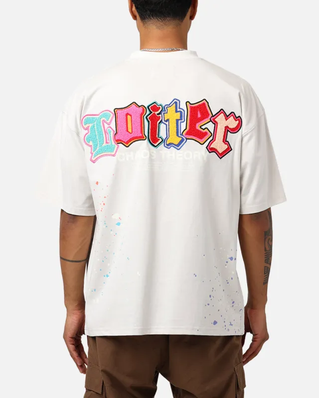 Loiter Chaos Theory T-Shirt Grey sold by Culture Kings