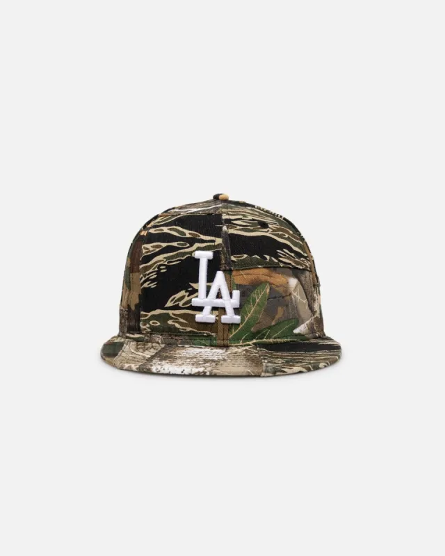 New Era Los Angeles Dodgers 'Patchwork Camo' 59FIFTY Fitted Woodland Camo sold by Culture Kings