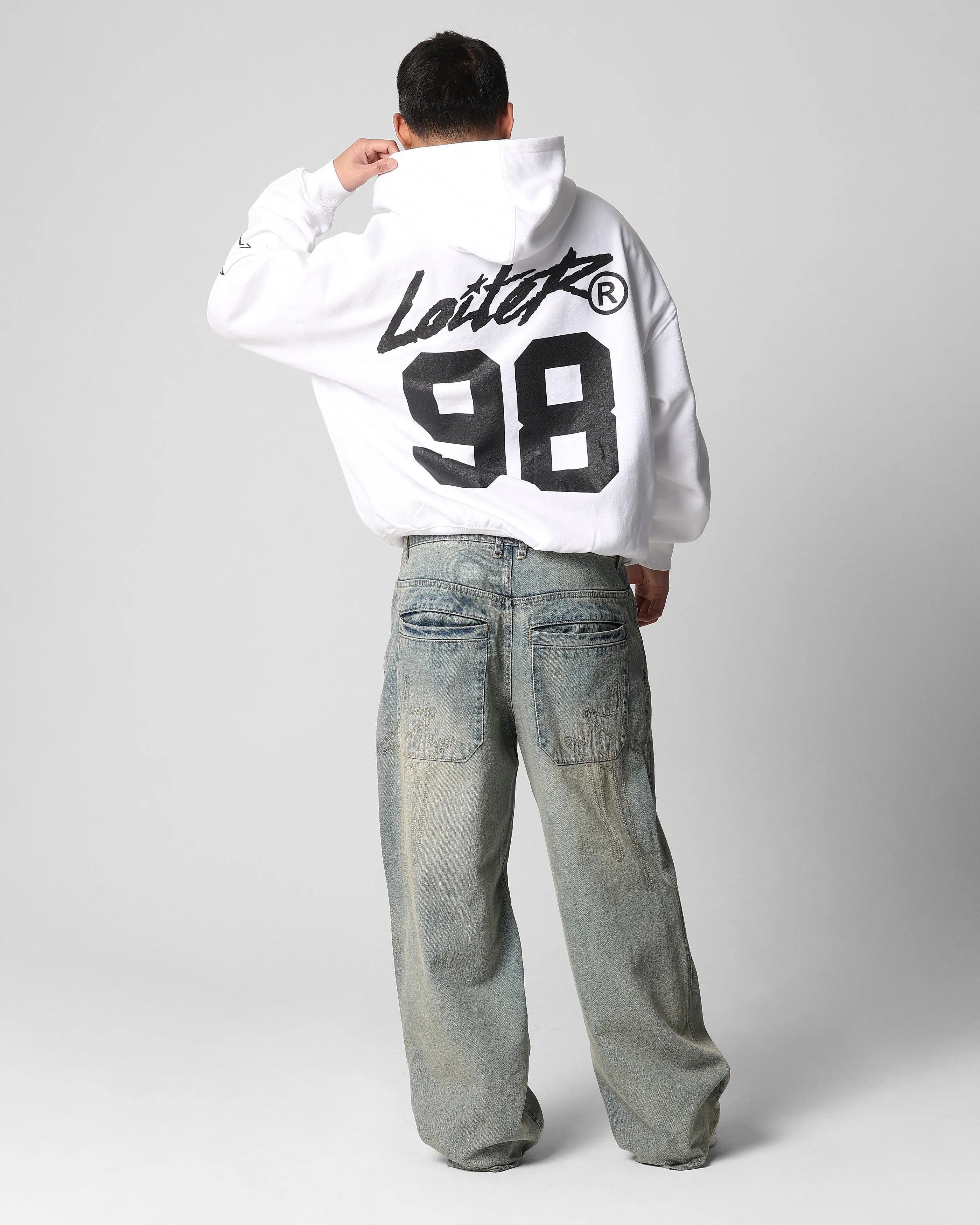 Loiter Training Day Hoodie White sold by Culture Kings product image thumbnail 4