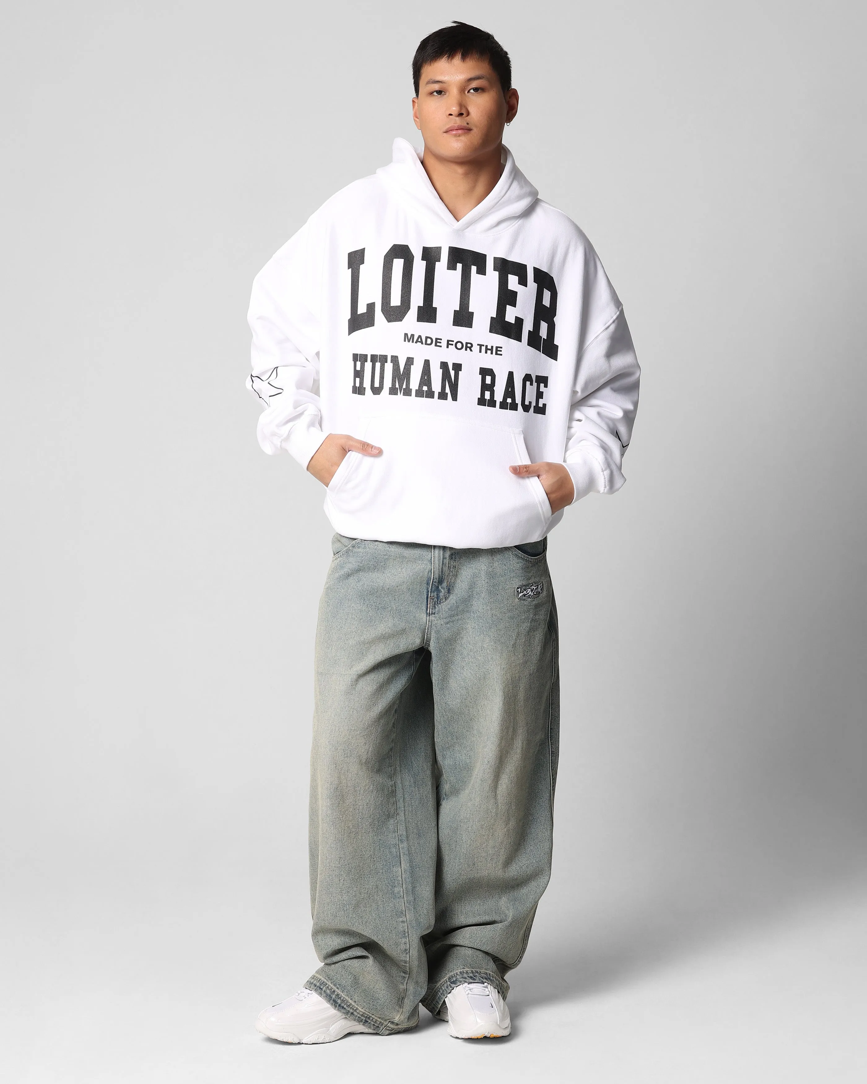 Loiter Training Day Hoodie White sold by Culture Kings product image thumbnail 3