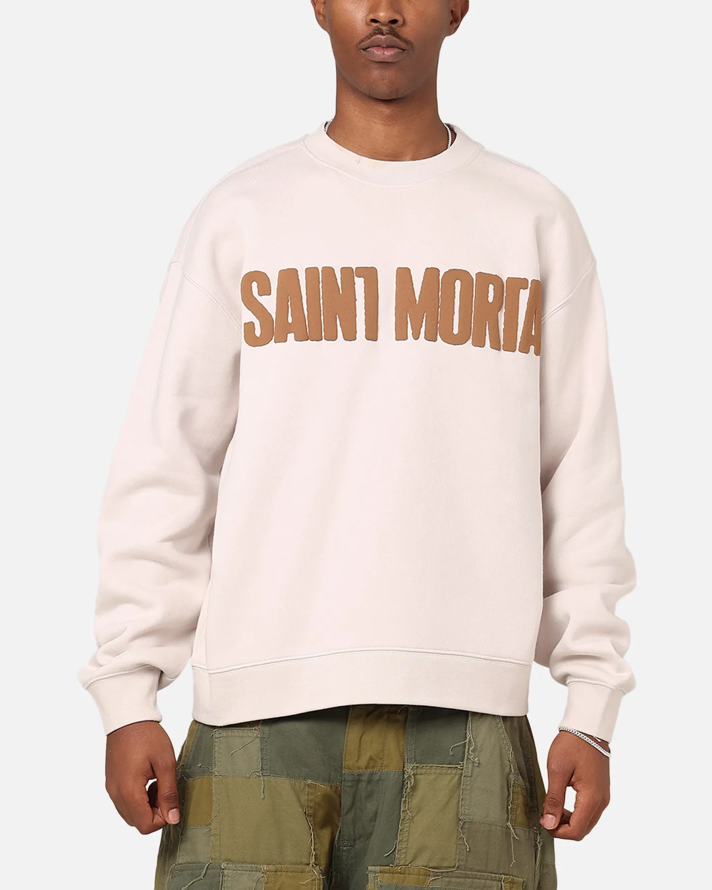Saint Morta Ages Premium Crewneck Bone sold by Culture Kings