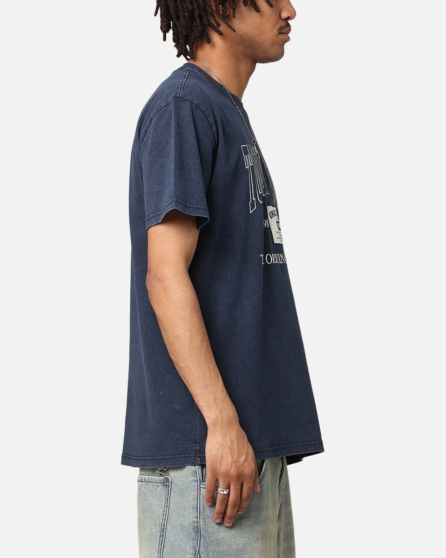 Tommy Jeans TJM Archive Logo T-Shirt Dark Night Navy sold by Culture Kings product image thumbnail 4