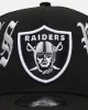 New Era Las Vegas Raiders 'Gothic Script' 9FORTY A-Frame Snapback Black/Grey sold by Culture Kings