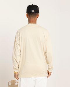 Carre Global Oversized Long Sleeve T-Shirt Light Stone sold by Culture Kings