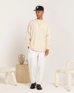 Carre Global Oversized Long Sleeve T-Shirt Light Stone sold by Culture Kings