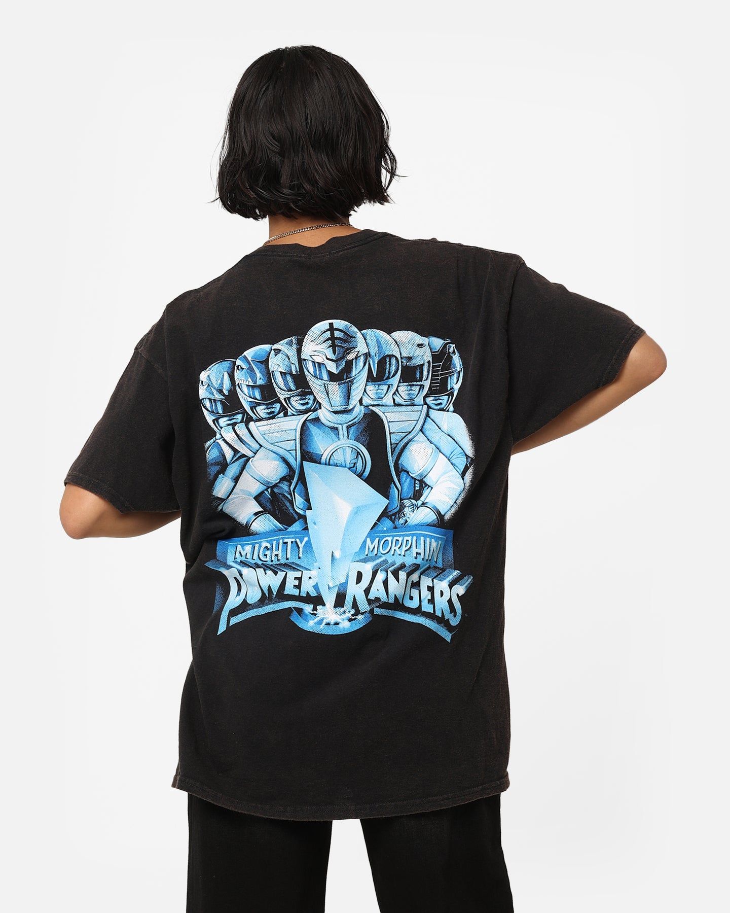 American Thrift X Power Rangers Mighty Morphin Vintage T-Shirt Black Wash sold by Culture Kings product image thumbnail 2