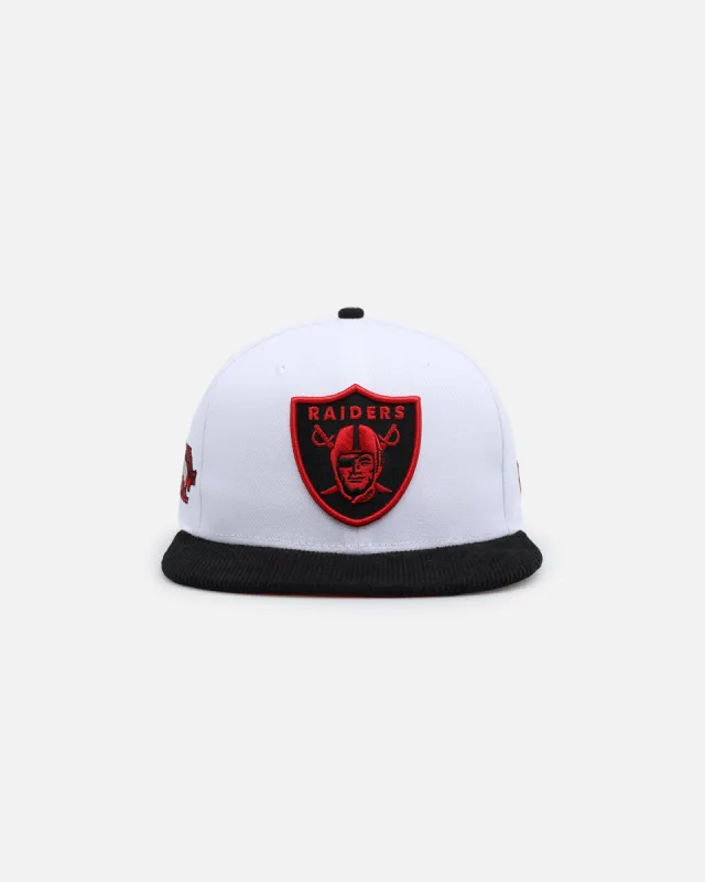 New Era Oakland Raiders 'Fire Red' 59FIFTY Fitted White/Black sold by Culture Kings