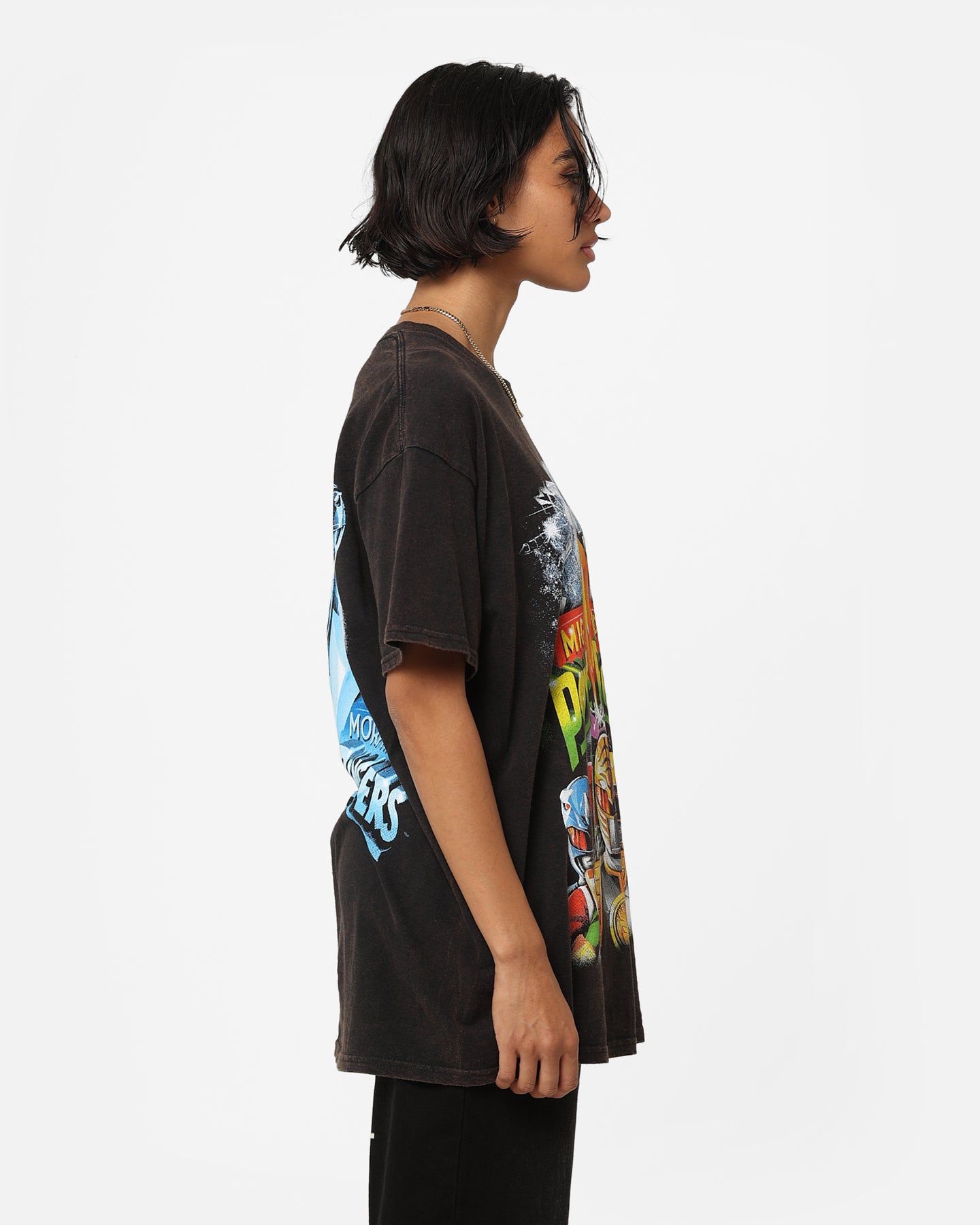 American Thrift X Power Rangers Mighty Morphin Vintage T-Shirt Black Wash sold by Culture Kings product image thumbnail 6