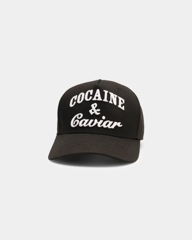 Crooks & Castles Cocaine & Caviar Snapback Black made by Culture Kings