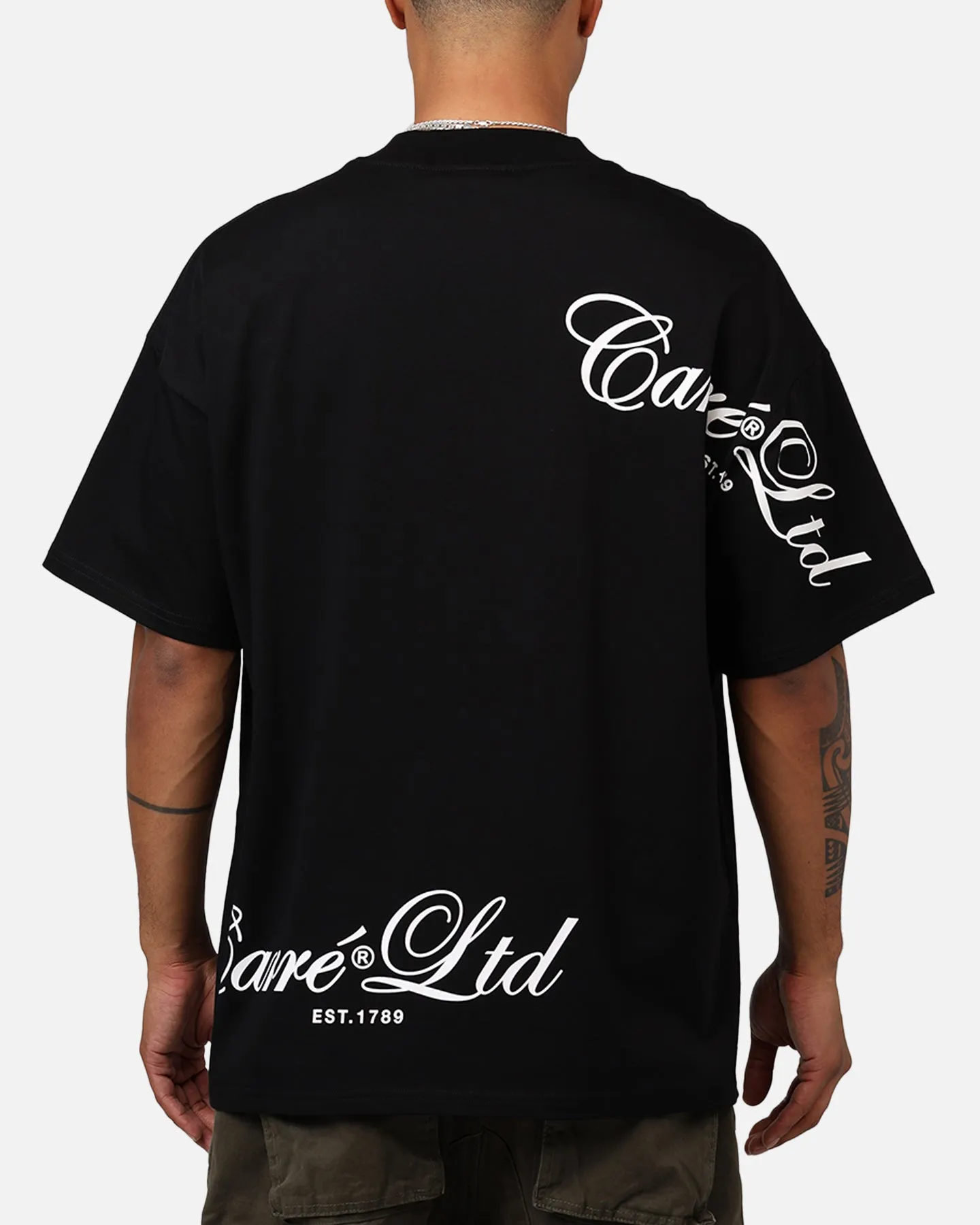 Carre Side Script Oversized T-Shirt Black sold by Culture Kings