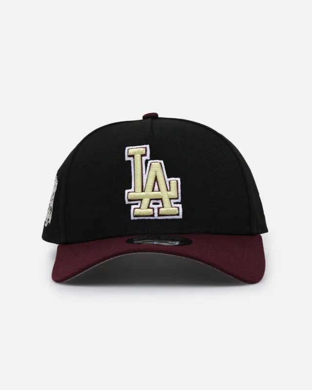 New Era Los Angeles Dodgers 'Burgundy Bounceback' 9FORTY A-Frame Snapback sold by Culture Kings