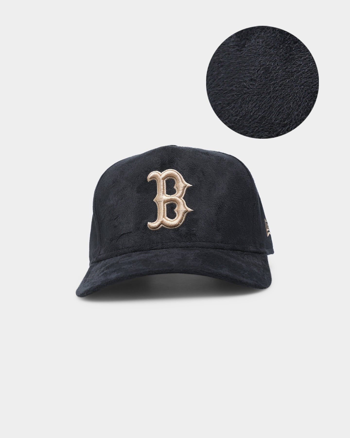 New Era Boston Red Sox 'Black/Tan Suede' 9FORTY K-Frame Strapback sold by Culture Kings