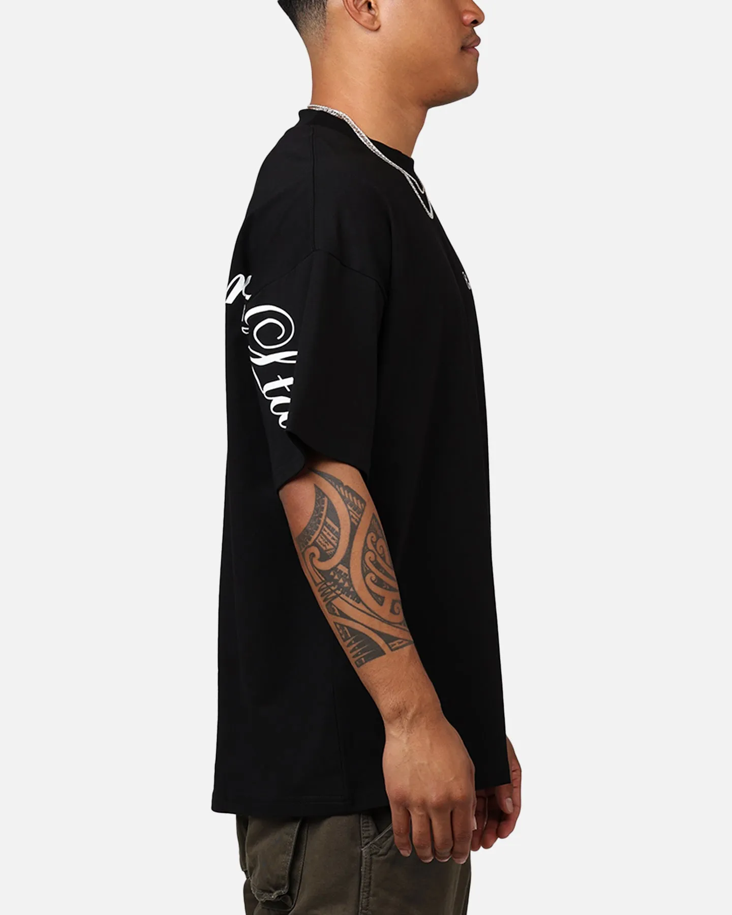 Carre Side Script Oversized T-Shirt Black sold by Culture Kings product image thumbnail 4