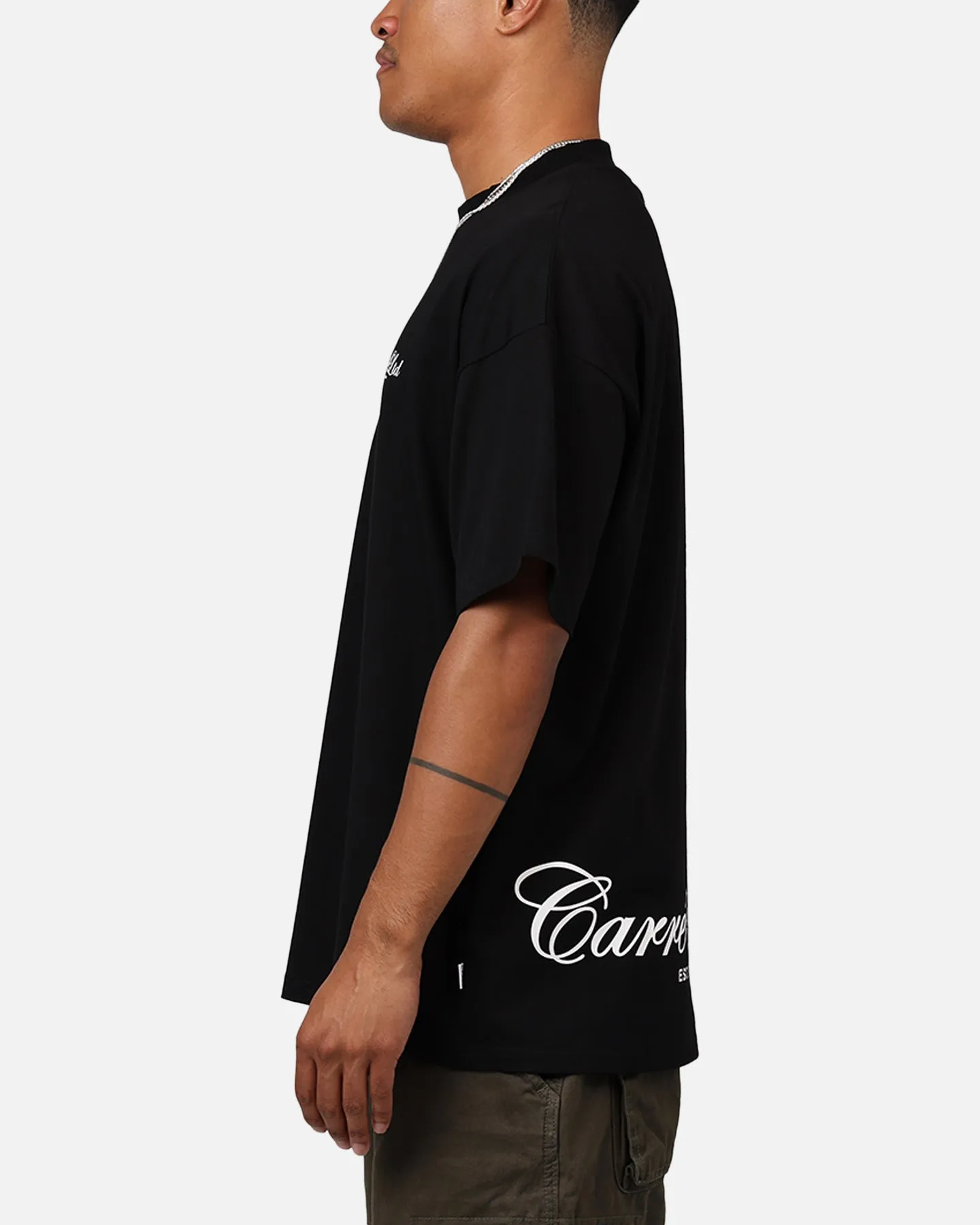 Carre Side Script Oversized T-Shirt Black sold by Culture Kings product image thumbnail 5